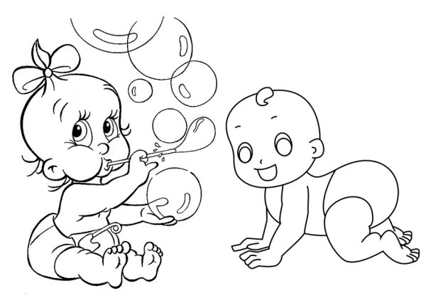 Раскраски для малышей