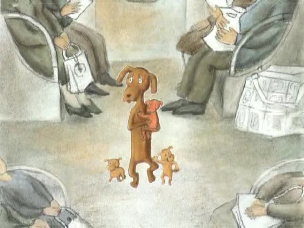 Нарисовать собаку Каштанку