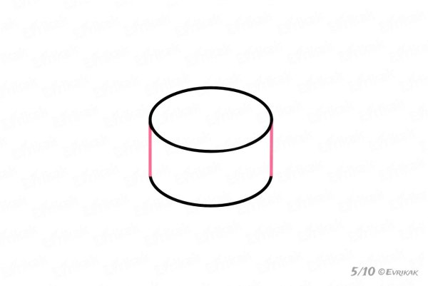 Нарисовать барабан поэтапно