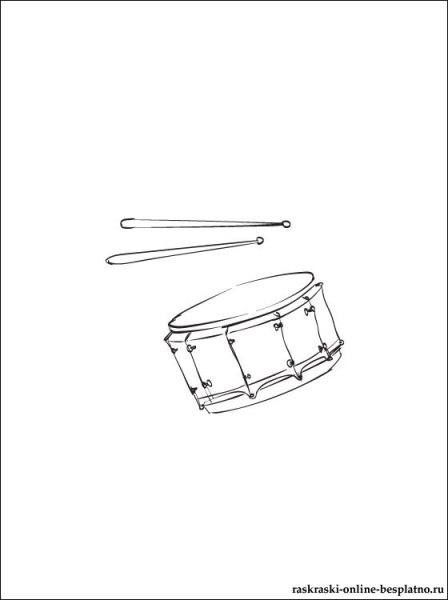 Нарисовать барабан