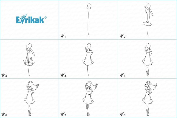 Нарисовать рисунок маленькой девочки поэтапно для 1кл. Грудного