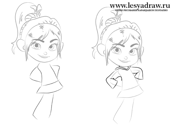 Ванилопа рисунок карандашом