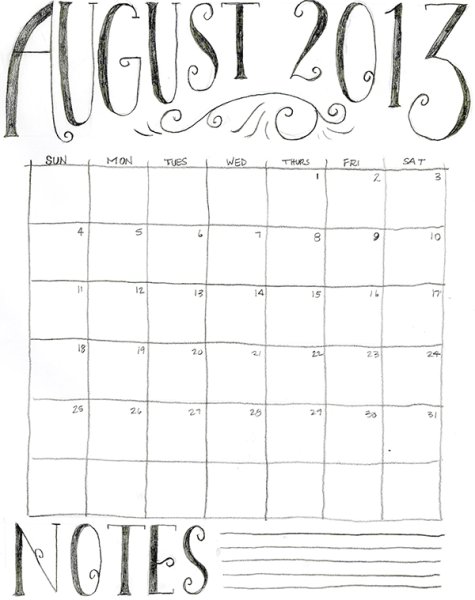 Календарь на декабрь леттеринг