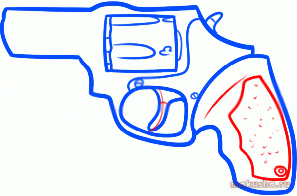 Револьвер для срисовки