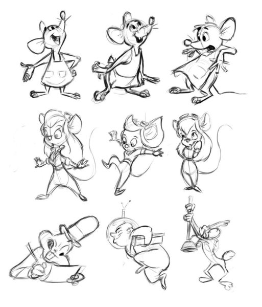 Рисование мультяшного персонажа