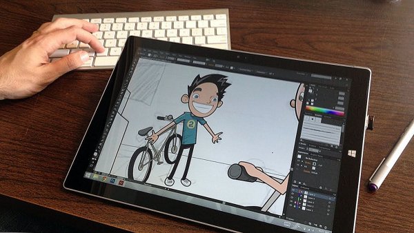 Планшет иллюстрация