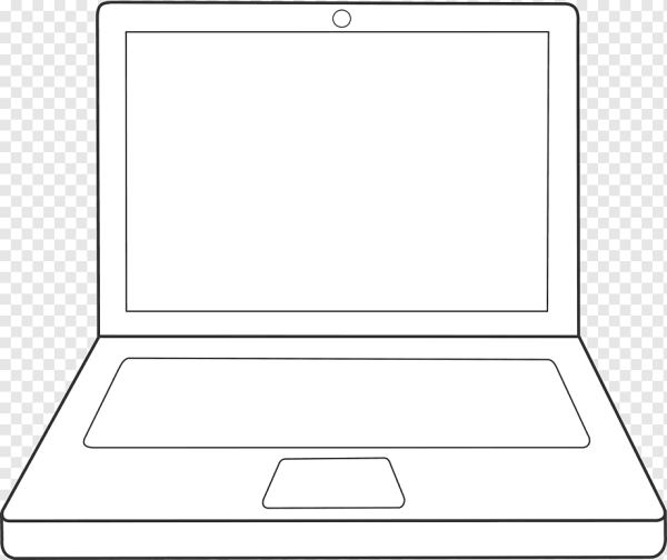 Нарисованный ноутбук