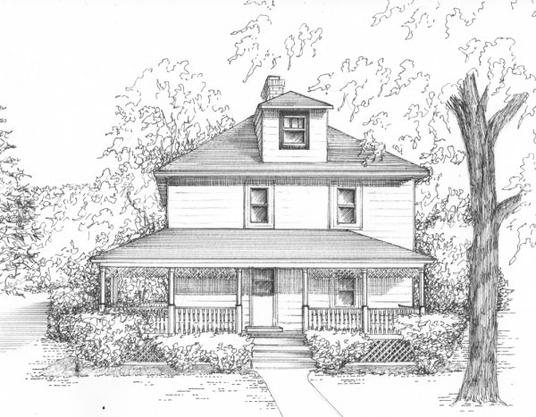 Линейная перспектива с 2 точками схода