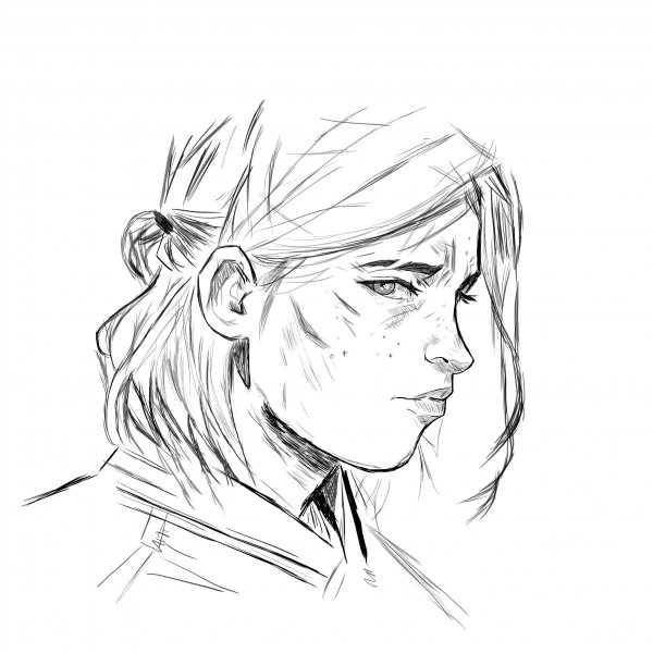 The last of us 2 карандашом