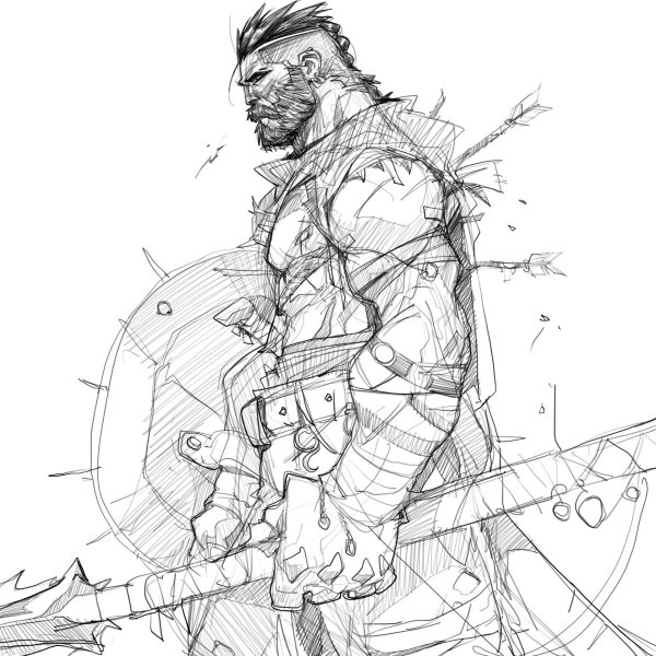 Скетчи игровых персонажей