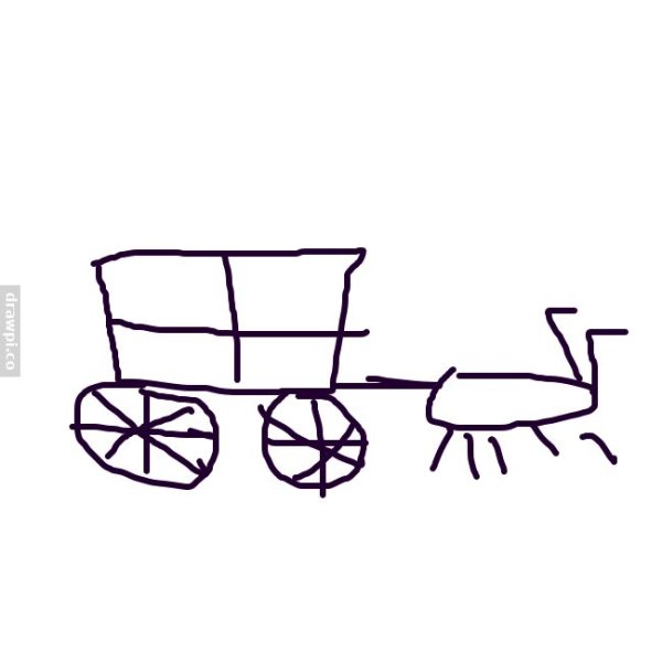 Поэтапное рисование кареты