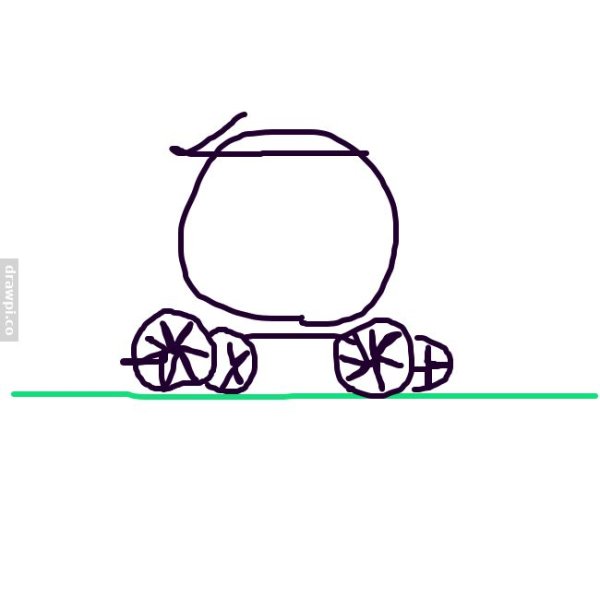 Поэтапное рисование кареты для детей