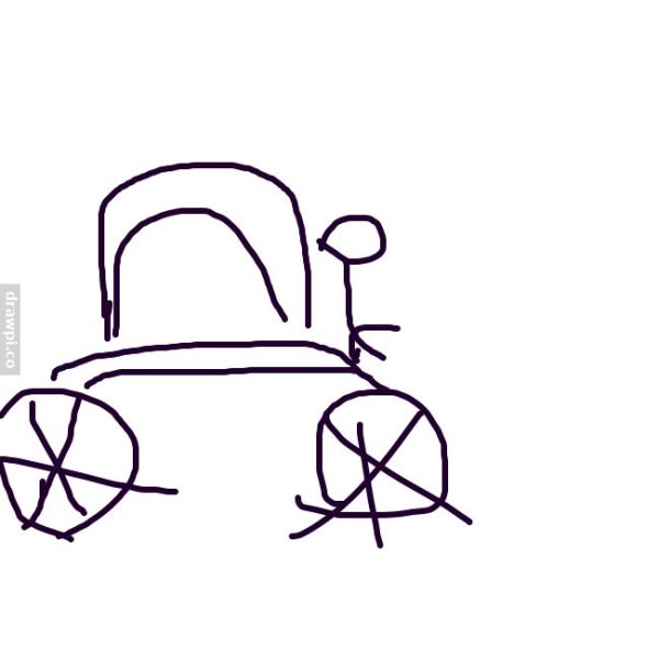 Карета рисунок поэтапно