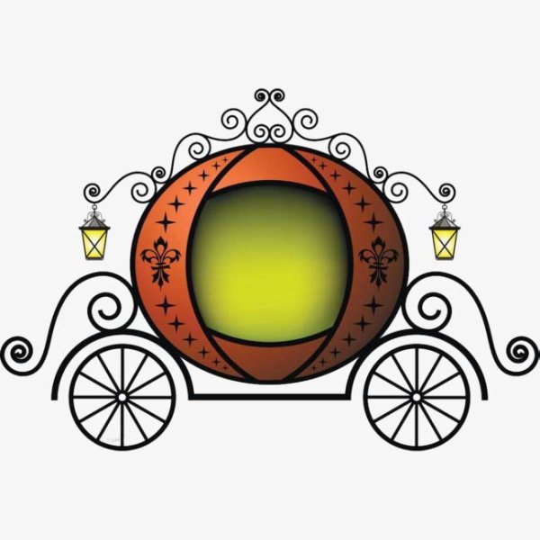 Карета из геометрических фигур