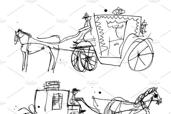 Карета скетч