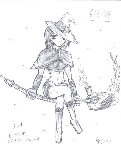 Замок ведьмы рисунок карандашом