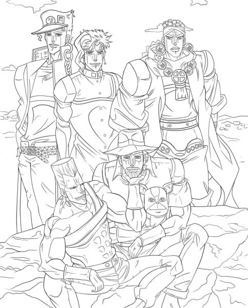 Раскраска Джодо Джолин