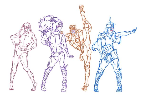 Джоджо поза пилларменов