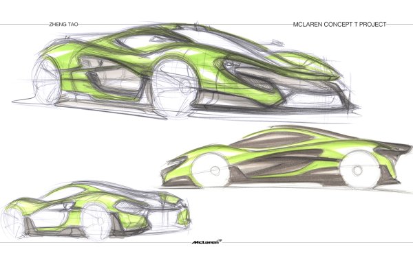 Макларен p1 чертеж