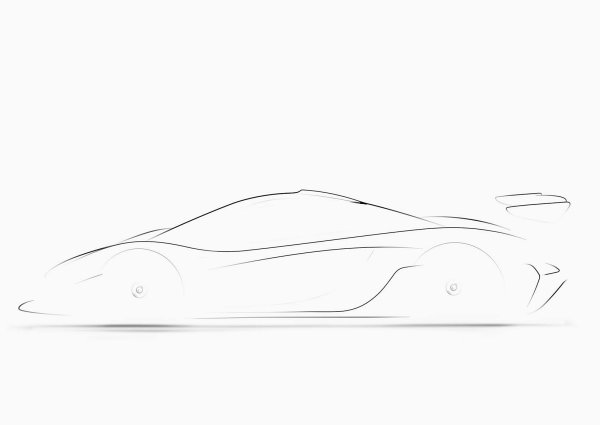 Макларен 720s чертеж