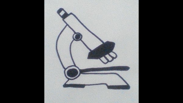Рисунок по клеточкам микроскоп и лупы