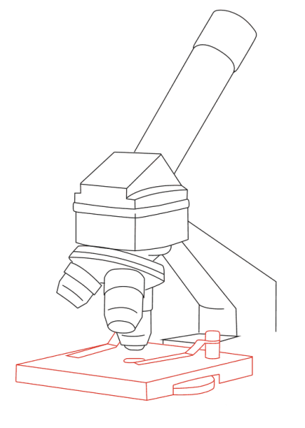 Микроскоп карандашом