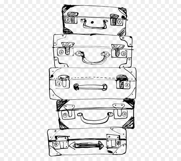 Чемоданчик раскраска