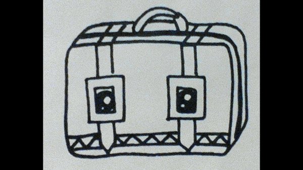 Раскраска чемодан ЛОЛ