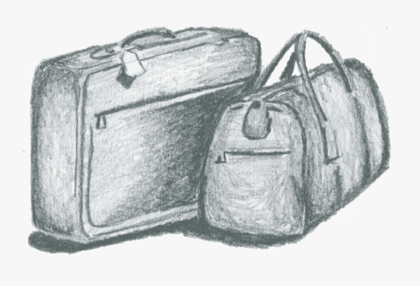 Чемодан эскиз