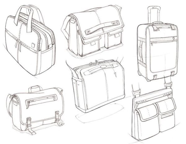 Зарисовка портфеля