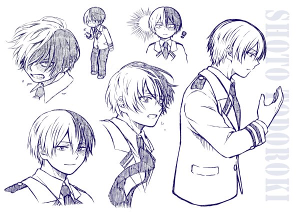 Позы для рисования Тодороки