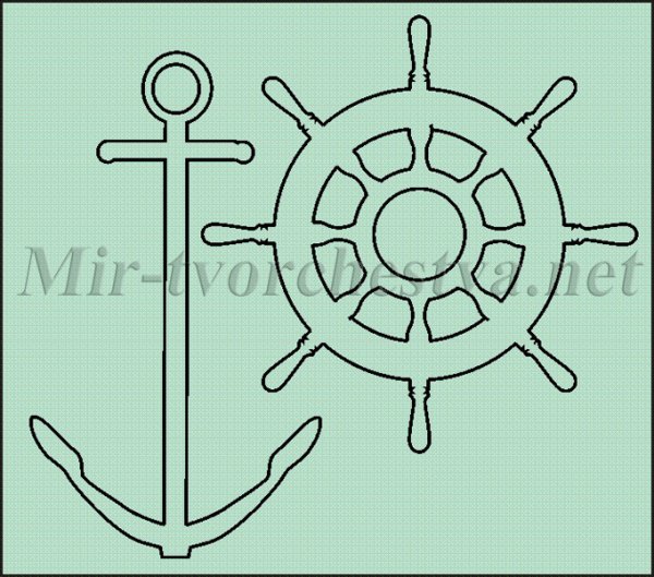 Штурвал аппликация