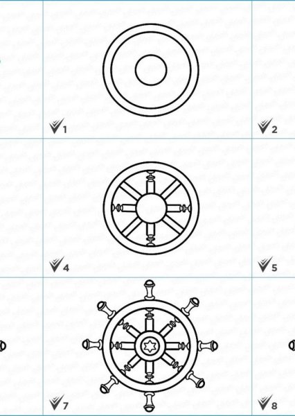 Штурвал чертеж