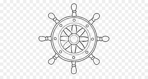 Штурвал рисунок
