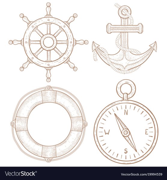 Компас штурвал