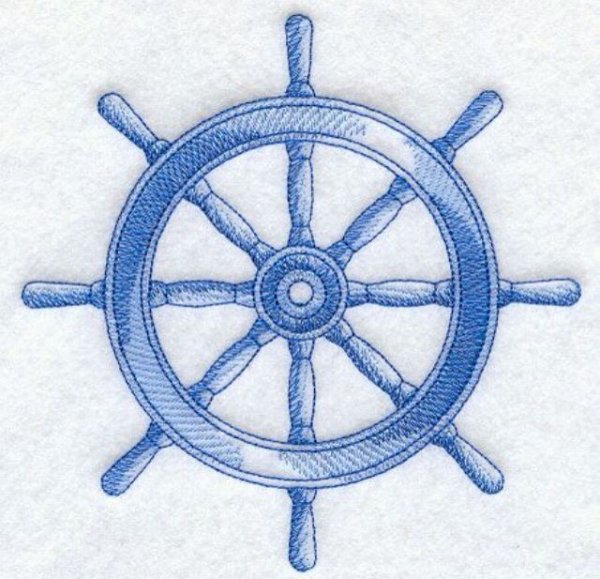Штурвал корабля эскиз