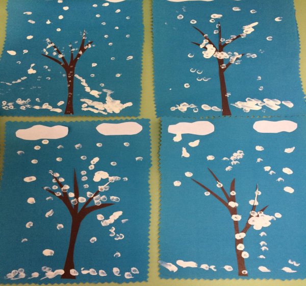 «Снег, снег кружится, белая вся улица» (н. н. Леонова