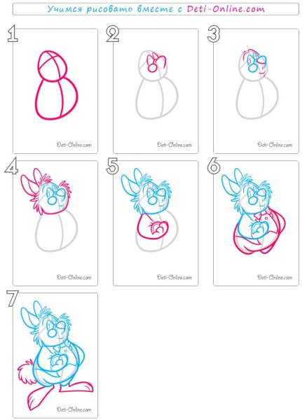 Алиса лёгкие рисунки