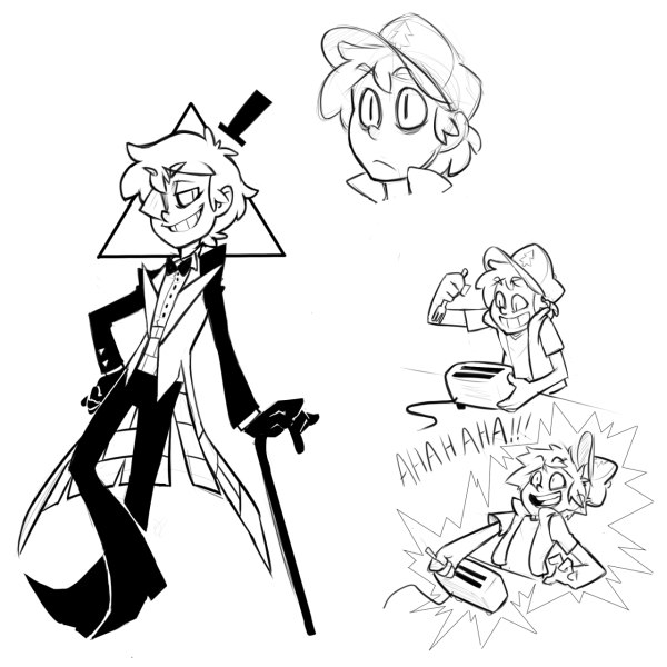 Билл Сайфер скетч