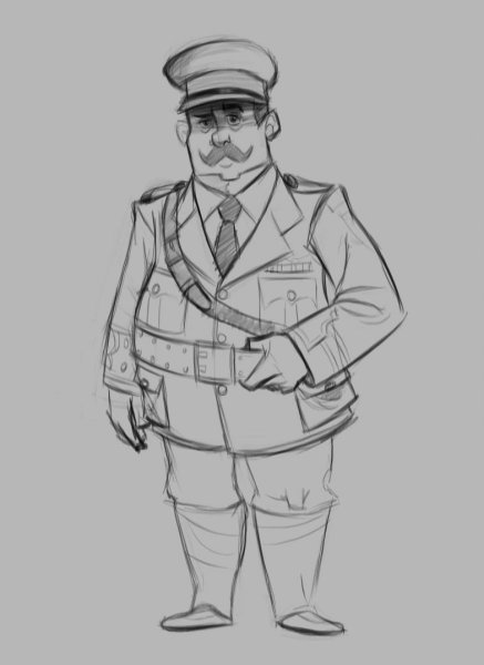 Раскраска профессии полицейский