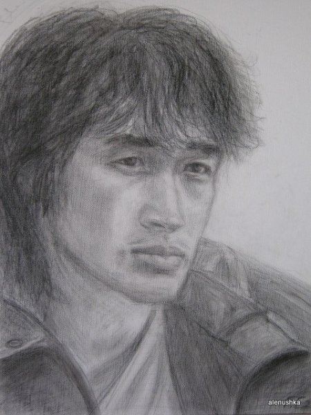 Рисовать Виктора Цоя