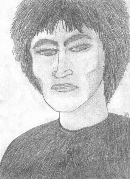 Виктор Цой для срисовки
