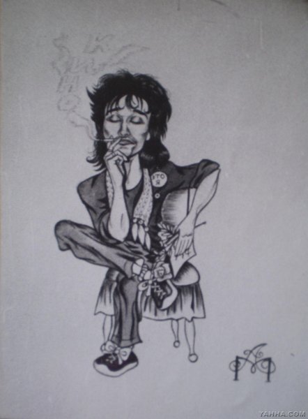 Рисунки Виктора Цоя свои