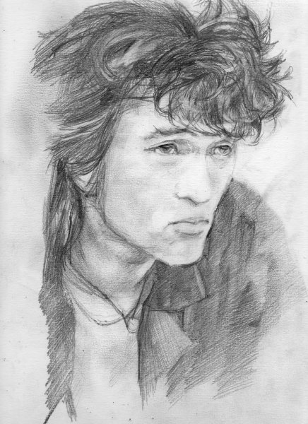 Рисунки Цоя человечки