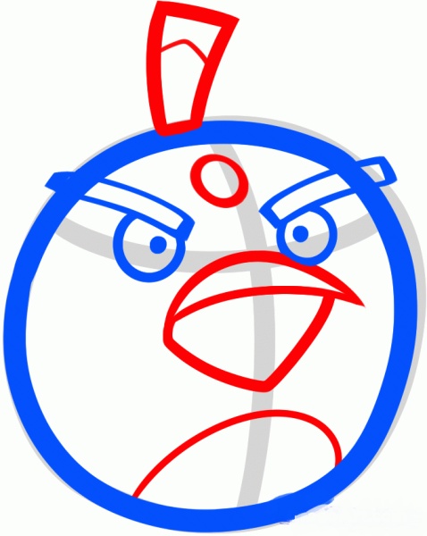 Нарисовать Энгри бердз