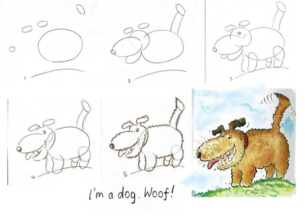 Пошаговый рисунок принцессы