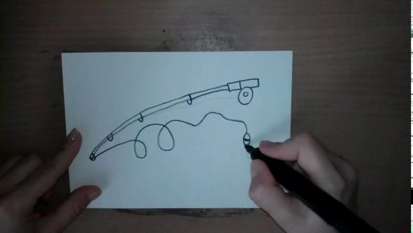 Удочка для раскрашивания