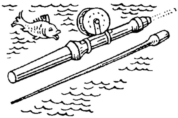 Рисуем рыбаков поэтапно детям