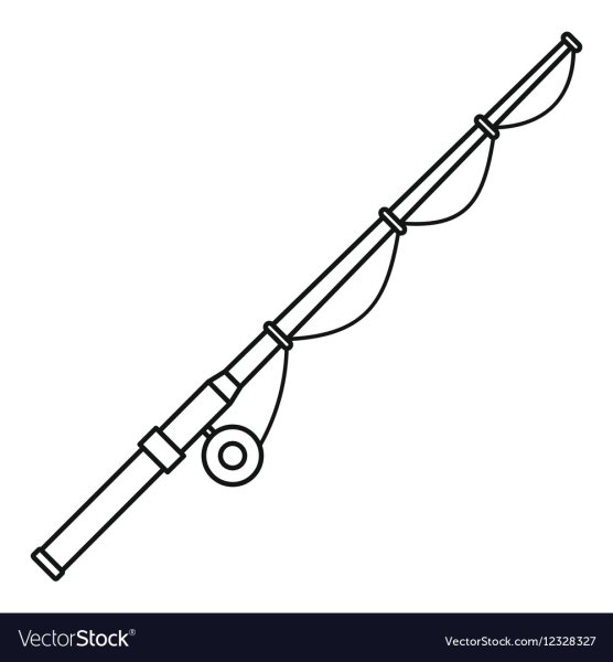 Удочка карандашом легко