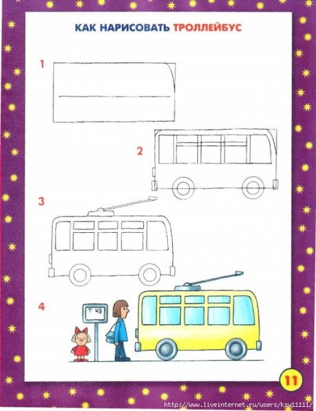 Рисование транспорт